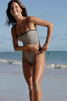 Rhythm Parker Gingham Tie-Side Bikini Bottoms