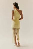 Shona Joy Martine Lace Gathered Maxi Dress