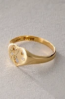 The Falls Heart Signet Ring
