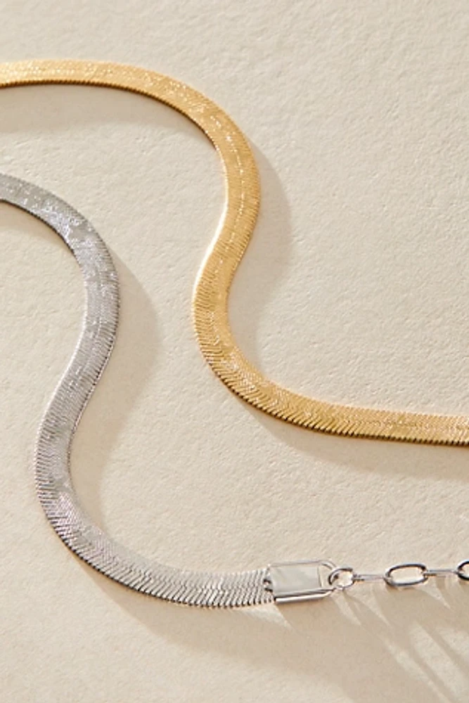 Christy Herringbone Anklet