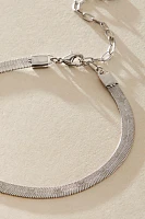 Christy Herringbone Anklet