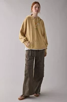 I Love Trinkets Cat Graphic Oversized Hoodie Sweatshirt