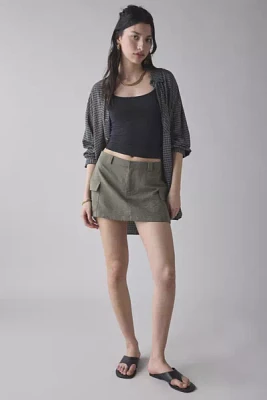 BDG Cindy Cargo Mid-Rise Micro Skirt