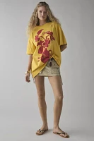 BDG Lisbon Botanical Show Graphic Cotton T-Shirt Dress