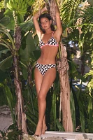 Roxy Checked Out Athletic Triangle Bikini Top