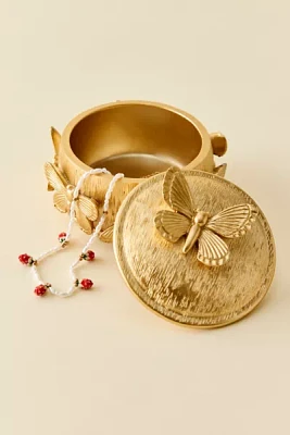 Butterfly Resin Trinket Box