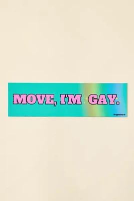 Move LGBTQ Car Bumper Magnet