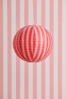 Striped Printed Round Paper Lantern Pendant Shade