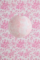 Toile Printed Round Paper Lantern Pendant Shade