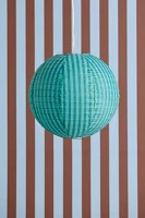 Stripe Printed Round Paper Lantern Pendant Shade