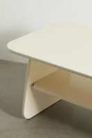 Silas Retro-Mod Wood Coffee Table