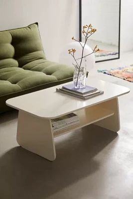 Silas Retro-Mod Wood Coffee Table