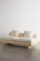 Roma Scalloped 3-Seater Sofa