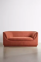 Aria Upholstered Curved Sofa