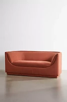 Aria Upholstered Curved Sofa