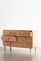 Tabitha 6-Drawer Wood Dresser