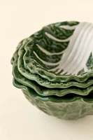 Cabbage Shaped Nesting Serving Bowl Set