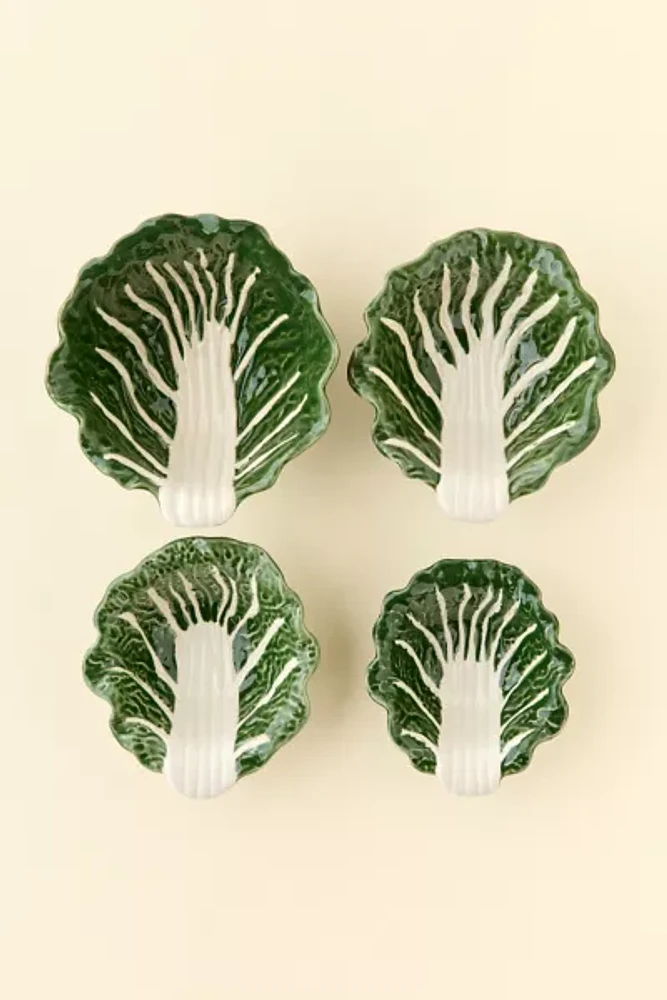 Cabbage Shaped Nesting Serving Bowl Set