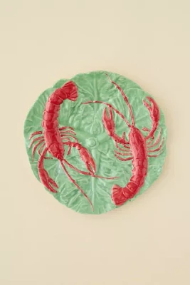 Lobster Embossed Ceramic Serving Platter