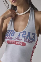 BDG Joanna East Side Athletic Club Graphic Halter Tank Top