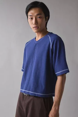 Standard Cloth Heavyweight Reverse Terry Boxy V-Neck Shirt