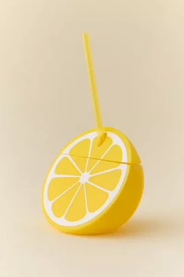 Lemon Shaped Tumbler Sipper Cup