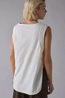 Out From Under Straight Chillin’ Side-Split Muscle Tank Top