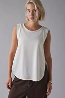 Out From Under Straight Chillin’ Side-Split Muscle Tank Top