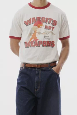 LC23 Wabbits Graphic Ringer Tee