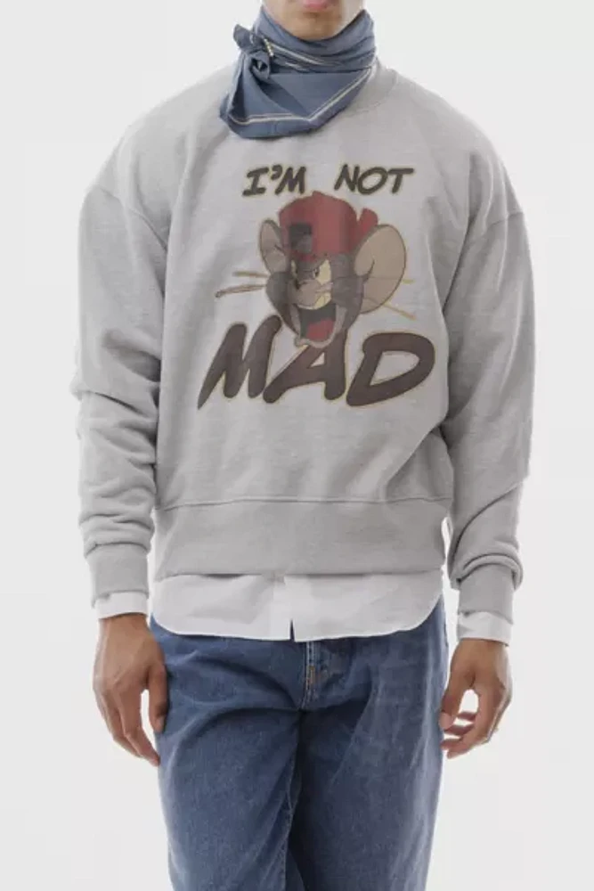 LC23 I'm Not Mad Graphic Crew Neck Sweatshirt