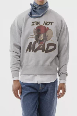 LC23 I'm Not Mad Graphic Crew Neck Sweatshirt