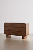 Huron Wood 6-Drawer Dresser