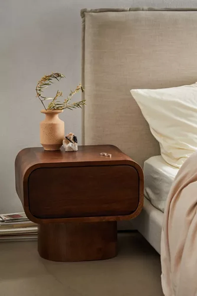 Huron Wood Nightstand/Side Table