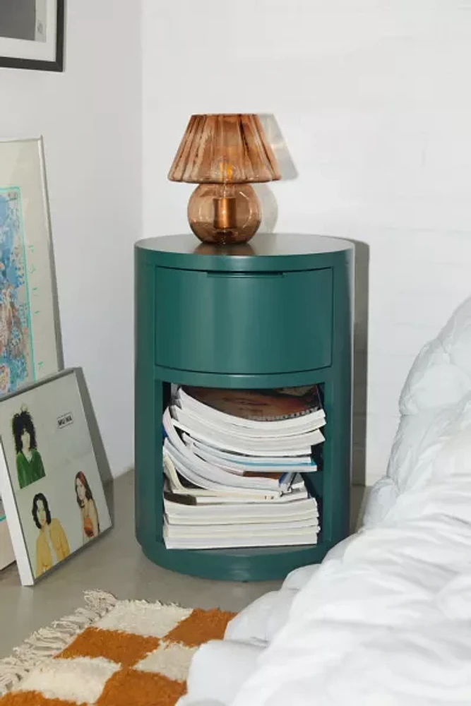 Kane Round Storage Nightstand