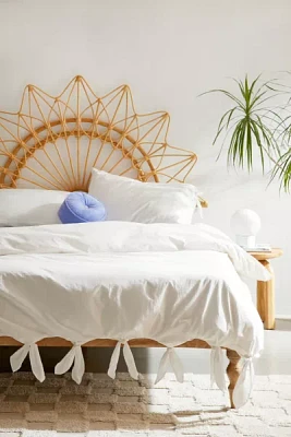 Rattan Sun Wall Hanging/Floating Headboard