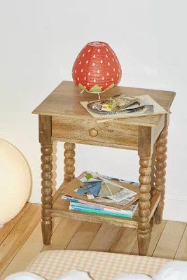 Nigel Spindle Wood Side Table