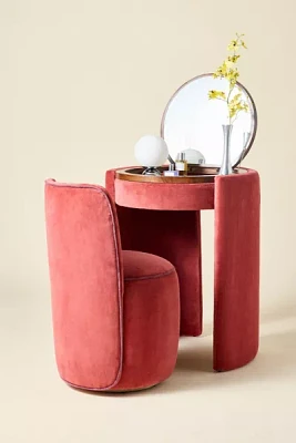 Jane Mirror Vanity & Stool Set