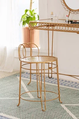 Wire Loop Vanity Stool