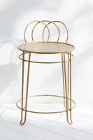 Wire Loop Vanity Stool