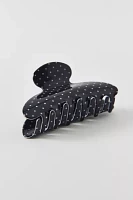 Printed Polka Dot Claw Clip