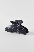 Printed Polka Dot Claw Clip