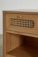 Kieran Cane Storage Nightstand