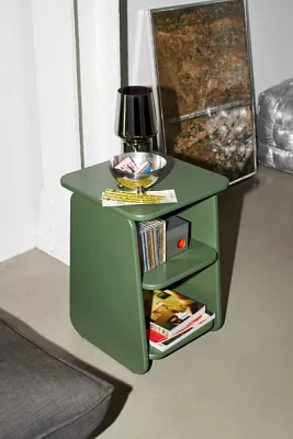 Silas Wood Storage Nightstand