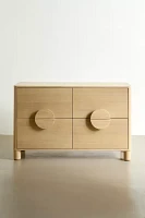 Chuck 4-Drawer Wood Dresser