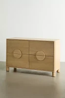 Chuck 4-Drawer Wood Dresser