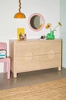 Chuck 4-Drawer Wood Dresser