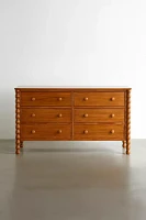 Willow 6-Drawer Wood Dresser