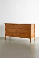 Willow 6-Drawer Wood Dresser