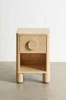 Chuck Wood Storage Nightstand