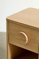 Chuck Wood Storage Nightstand